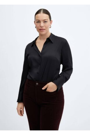 جین قرمز فاق نرمال زنانه مانگو 57077722