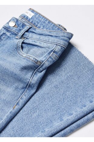 جین آبی فاق نرمال زنانه مانگو 57003267
