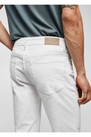 جین آبی فاق نرمال مردانه مانگو 57010689