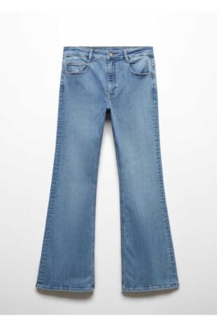 جین آبی فاق نرمال زنانه مانگو 57003258
