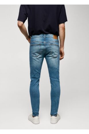 جین سبز فاق نرمال مردانه مانگو 57010709