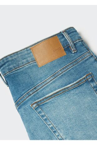 جین سبز فاق نرمال مردانه مانگو 57010709