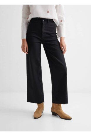 جین سیاه فاق نرمال زنانه مانگو 57012882