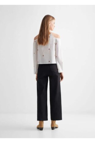 جین سیاه فاق نرمال زنانه مانگو 57012882