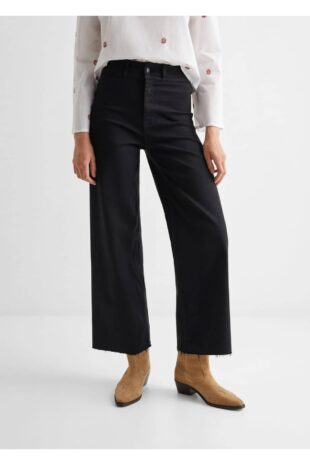 جین سیاه فاق نرمال زنانه مانگو 57012882