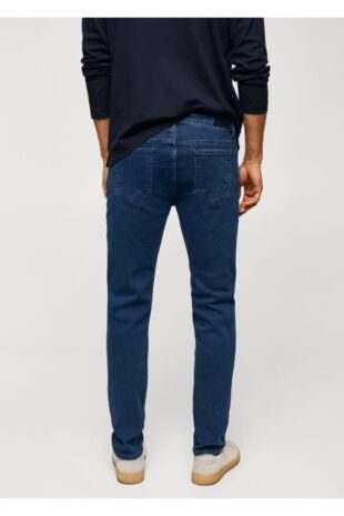 جین آبی فاق نرمال مردانه مانگو 57004424