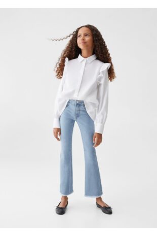 جین لاجورد فاق نرمال دخترانه مانگو 57003266