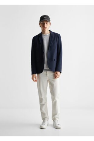 ژاکت لاجورد مردانه مانگو 47081275