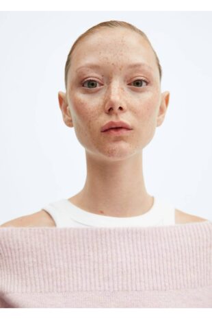 بافت بنفش زنانه مانگو 57007762