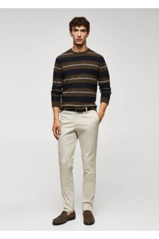 بافت سبز مردانه مانگو 57004403