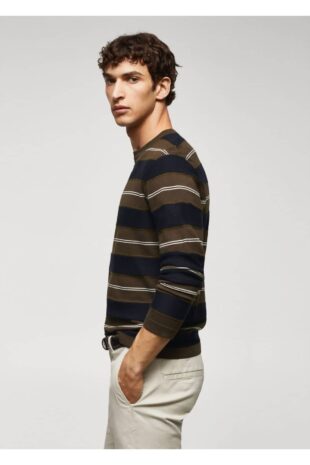 بافت سبز مردانه مانگو 57004403