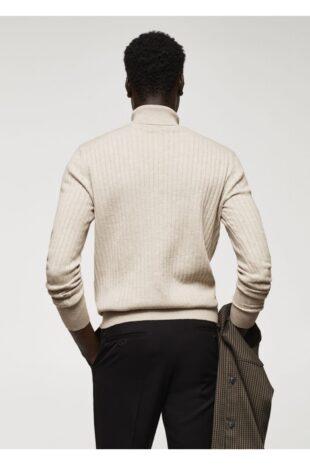 بافت خاکستری مردانه مانگو 57025958