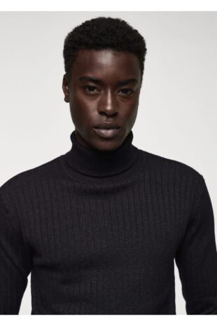 بافت لاجورد مردانه مانگو 57025958