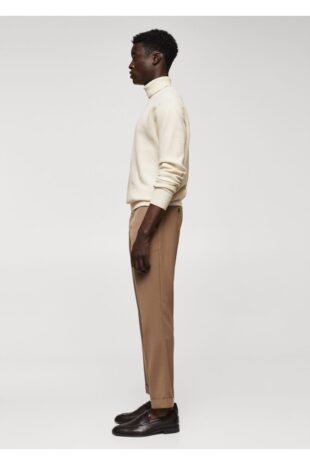 بافت سفید مردانه مانگو 57025959