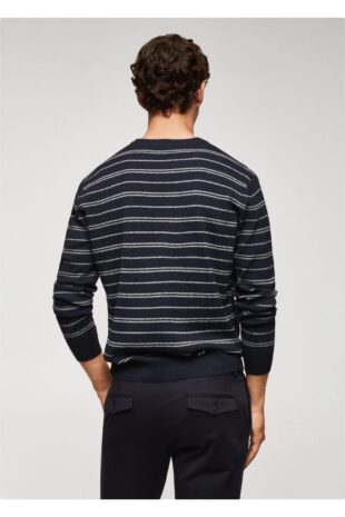 بافت لاجورد مردانه مانگو 57024402