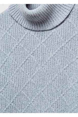 بافت آبی دخترانه مانگو 57029114