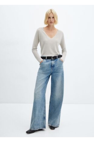 بافت نقره اي زنانه مانگو 57017727