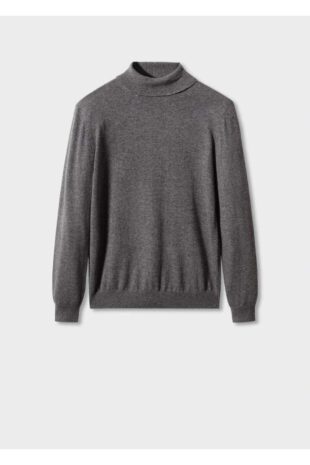 بافت خاکستری مردانه مانگو 57005963