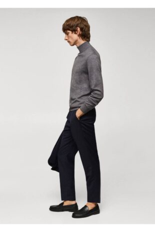 بافت خاکستری مردانه مانگو 57005963