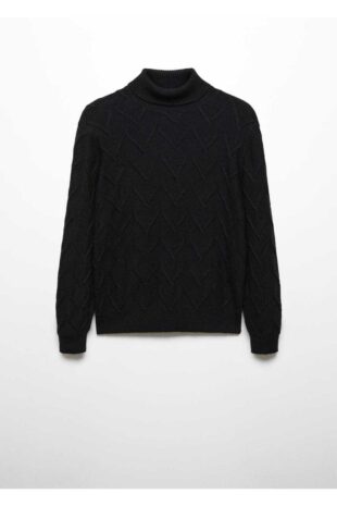 بافت سیاه مردانه مانگو 57017753