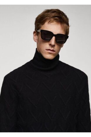 بافت سیاه مردانه مانگو 57017753