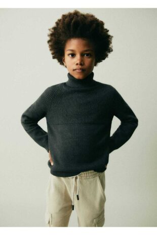 بافت خاکستری پسرانه مانگو 57028636