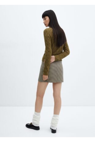 بافت خاکی زنانه مانگو 57007742