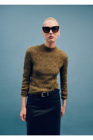 بافت خاکی زنانه مانگو 57007742