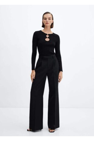 بافت سیاه زنانه مانگو 57009128