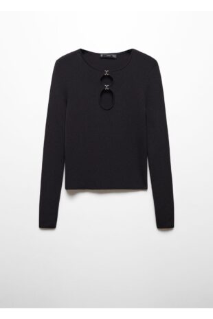 بافت سیاه زنانه مانگو 57009128