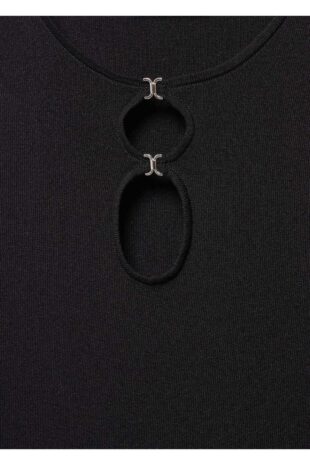 بافت سیاه زنانه مانگو 57009128