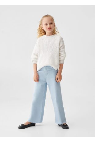 بافت سفید دخترانه مانگو 57033265