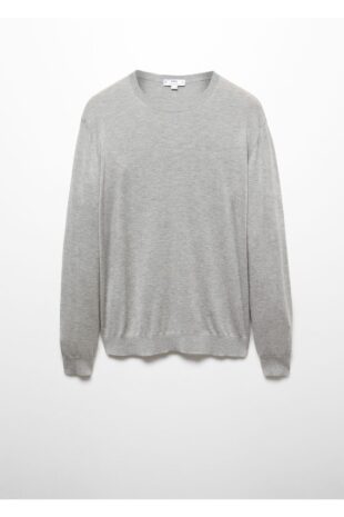 بافت خاکستری مردانه مانگو 57065956