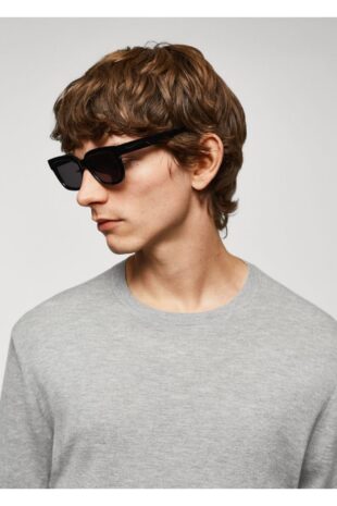 بافت خاکستری مردانه مانگو 57065956