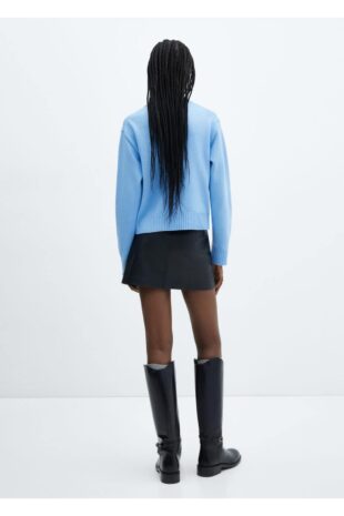 بافت آبی زنانه مانگو 57007739