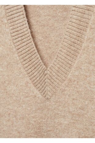 بافت بژ زنانه مانگو 57007751