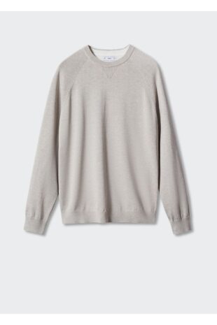 بافت بژ مردانه مانگو 57010741