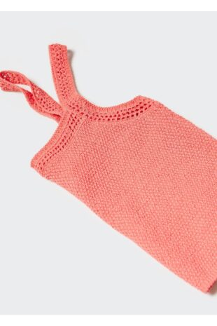 بافت قرمز دخترانه مانگو 57020450