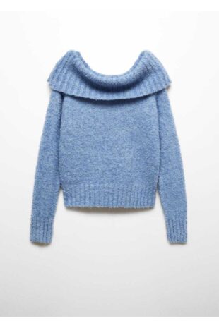 بافت آبی زنانه مانگو 57007763