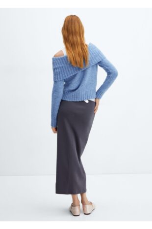 بافت آبی زنانه مانگو 57007763