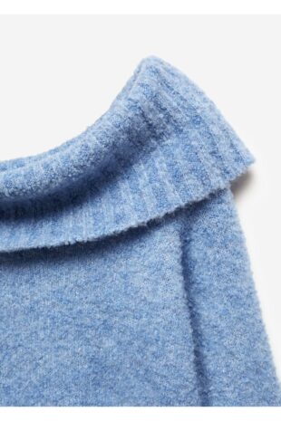 بافت آبی زنانه مانگو 57007763