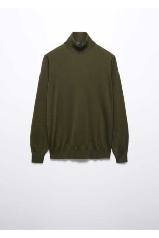 بافت سبز مردانه مانگو 57004764