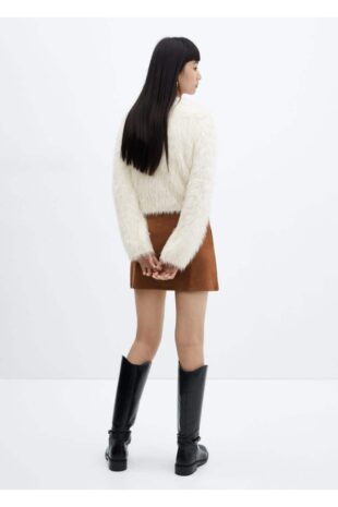 بافت سفید زنانه مانگو 57007731