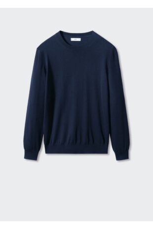 بافت لاجورد مردانه مانگو 57014763