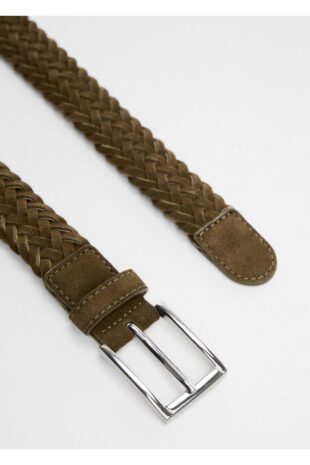 کمربند خاکی مردانه مانگو 57010650