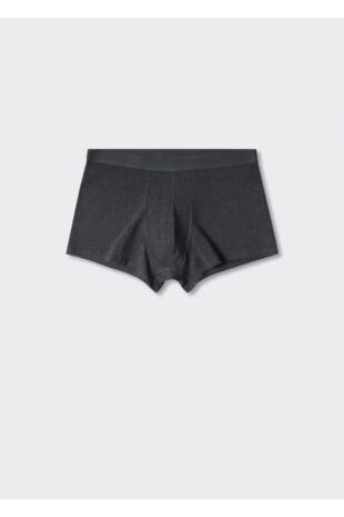 باکسر خاکستری فاق نرمال مردانه مانگو 57000866