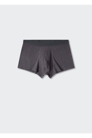 باکسر خاکستری فاق نرمال مردانه مانگو 57000866