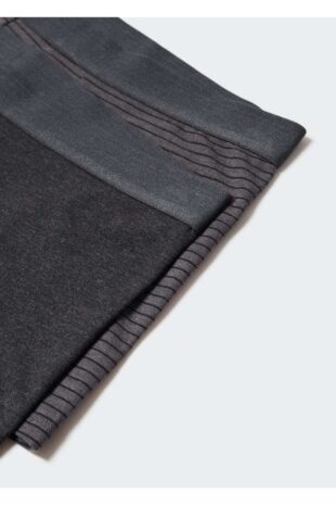 باکسر خاکستری فاق نرمال مردانه مانگو 57000866