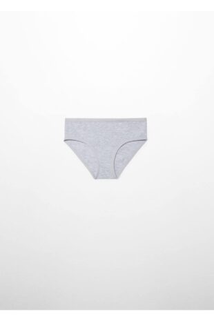 شورت خاکستری فاق نرمال دخترانه مانگو 57053266