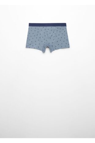 باکسر آبی فاق نرمال پسرانه مانگو 57067901